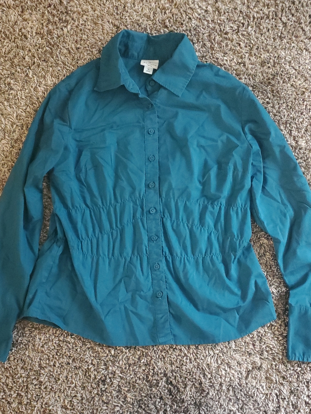 Turquoise Womens Work Shirt
